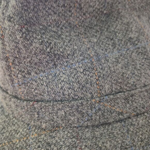 Vintage Fedora Hat Gray Tweed Mens Unisex Union Made USA Thinsulate Large - Picture 7 of 13